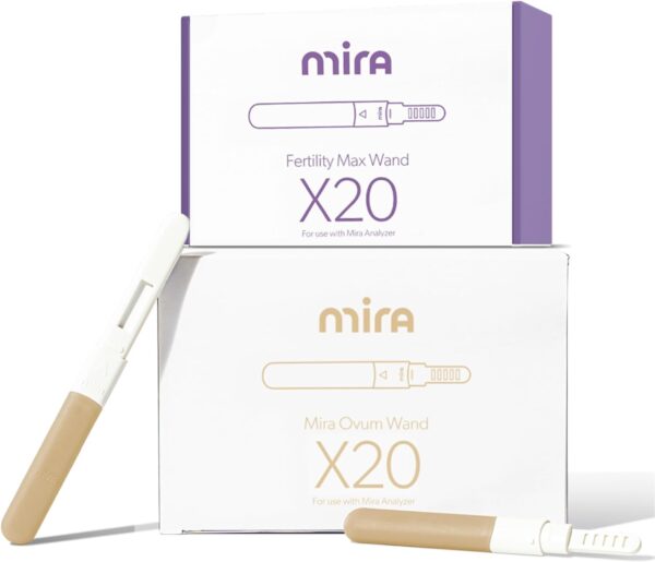 Mira Max Wands and Ovum Wands, Track Fertility and Ovulation Hormones to Predict & Confirm Ovulation and Fertility Window, 20 Max Wands and 20 Ovum Wands - Image 2