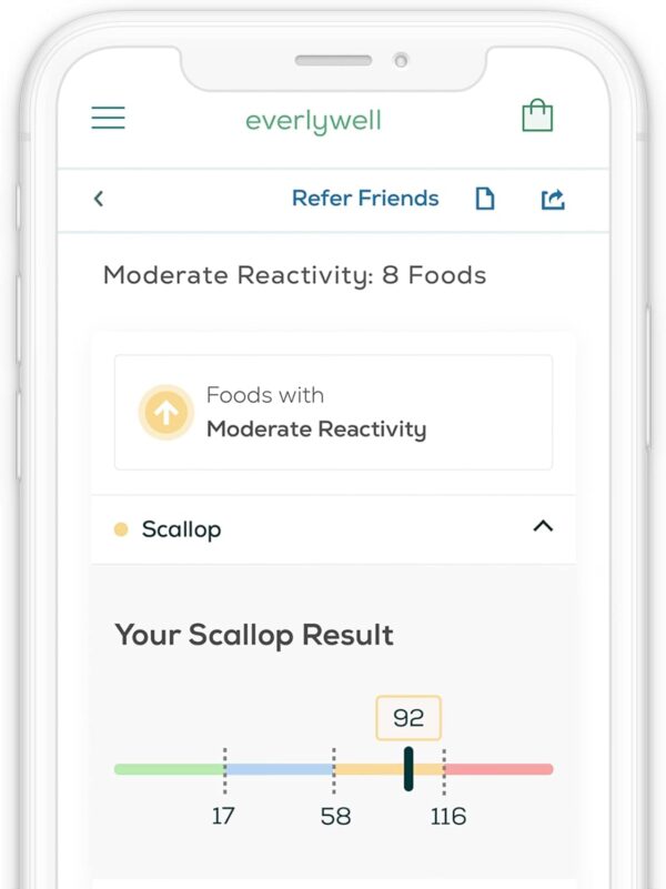 Everlywell Food Sensitivity Comprehensive Test - Learn How Your Body Responds to 204 Different Foods - at-Home Collection Kit - CLIA-Certified Labs - Ages 18+ - Image 4