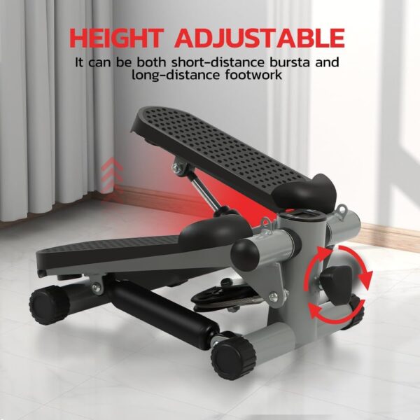 Mini Stepper Exercise Machine Stair Stepper with Resistance Band, Fitness Stepper for Home Use - Image 5