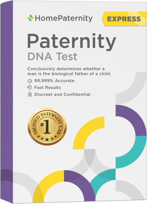 Express DNA Paternity Testing for Child and Father, Next-Day Results, Over 99.999% Confidence, All Fees Included, Includes Overnight Return Shipping to Lab - Image 2