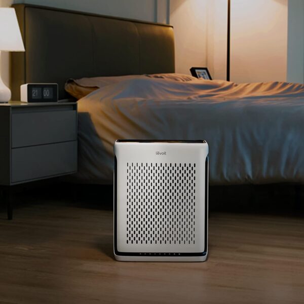 LEVOIT Air Purifiers for Home Large Room Bedroom Up to 1110 Ft² with Air Quality and Light Sensors, Smart WiFi, Washable Filters, HEPA Sleep Mode for Pets, Allergies, Dust, Pollon, Vital 100S-P, White - Image 11