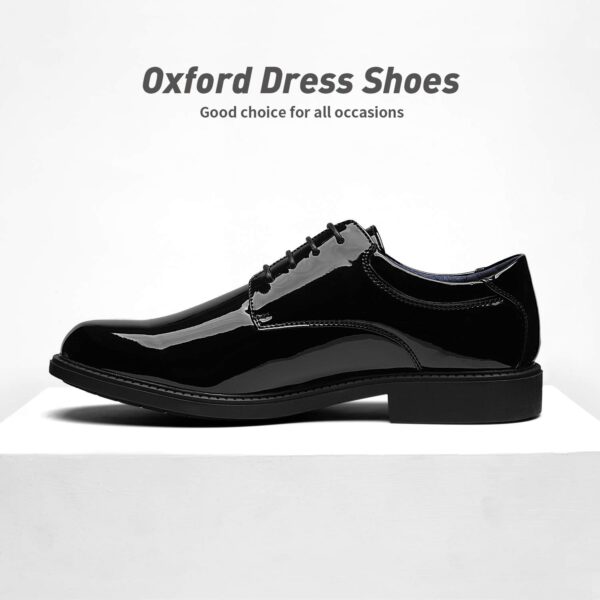 Bruno Marc Men's Dress Oxford Shoes Classic Lace Up Formal Shoes - Image 8