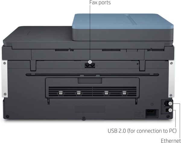 HP Smart -Tank 7602 Wireless Cartridge-free all in one printer, up to 2 years of ink included, mobile print, scan, copy, fax, auto doc feeder, featuring an app-like magic touch panel (28B98A) - Image 19