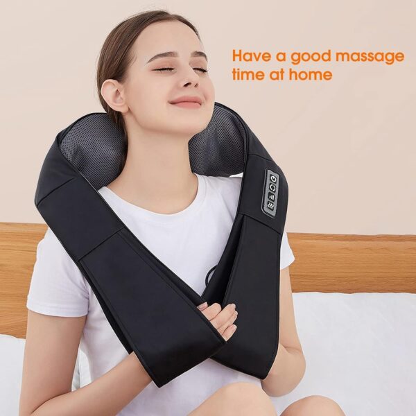 AERLANG Mothers Day Gifts Shiatsu Back and Neck Massager, Neck Massager Deep Tissue Kneading Massager Neck and Shoulder Massager with Heat, Mothers Day Mothers Day Gifts for Mom Wife((NOT Cordless) - Image 10