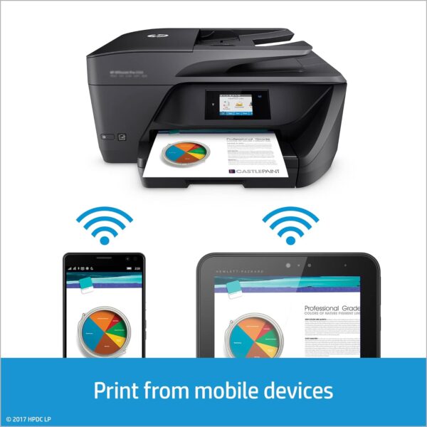 HP OfficeJet Pro 6978 All-in-One Wireless Color Printer, HP Instant Ink, Works with Alexa (T0F29A) - Image 7