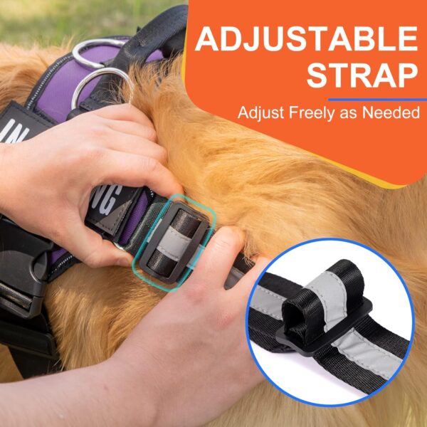 Essential Dog Harness, No Pull Pet Harness with 3 Side Rings for Leash Placement, No Choke, Reflective, Adjustable Pet Vest, Easy On-Off & Improved Control Handle, Training, Walking, Running - Image 6