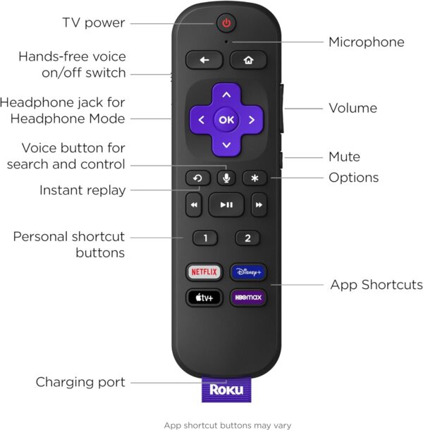 Roku 55" Plus Series 4K Dolby Vision HDR10+ QLED Smart RokuTV with Voice Remote Pro, Striking 4K Resolution, Automatic Brightness, Dolby Vision and HDR10+ - Image 9