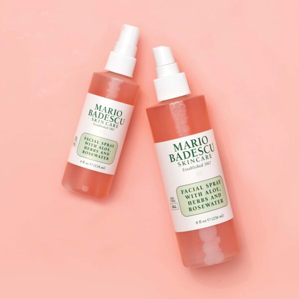 Mario Badescu Facial Spray with Aloe, Herbs and Rose Water for All Skin Types, Face Mist that Hydrates, Rejuvenates & Clarifies - Image 6