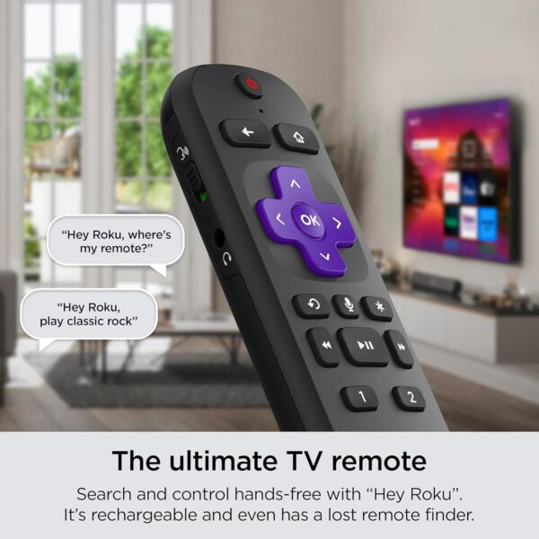 Roku 55" Plus Series 4K Dolby Vision HDR10+ QLED Smart RokuTV with Voice Remote Pro, Striking 4K Resolution, Automatic Brightness, Dolby Vision and HDR10+ - Image 6