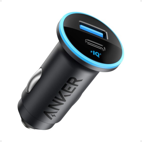 USB C Car Charger Adapter, Anker 52.5W Cigarette Lighter USB Charger, 323 Anker Car Charger with 30W PowerIQ 3.0 Fast Charging for iPhone 15/15 Plus/15 Pro/15 Pro Max, Galaxy S23/22, Pixel - Image 2