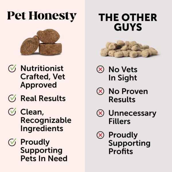 Pet Honesty Allergy Skin Health - Allergy Itch Relief, Fish Oil for Dogs, Probiotics for Healthy Skin, Shiny Coats, Helps Reduce Normal Shedding, Soft Chews for Healthy Skin & Coat - 90 Ct (Salmon) - Image 6