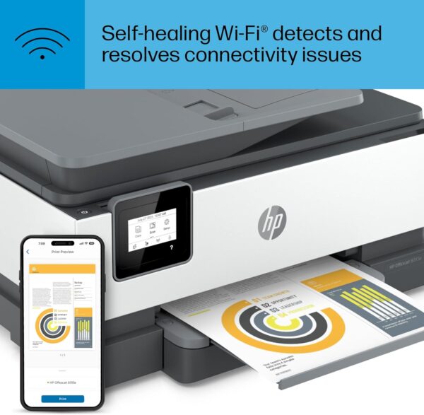 HP OfficeJet 8015e Wireless Color All-in-One Printer with 3 months of ink included - Image 11