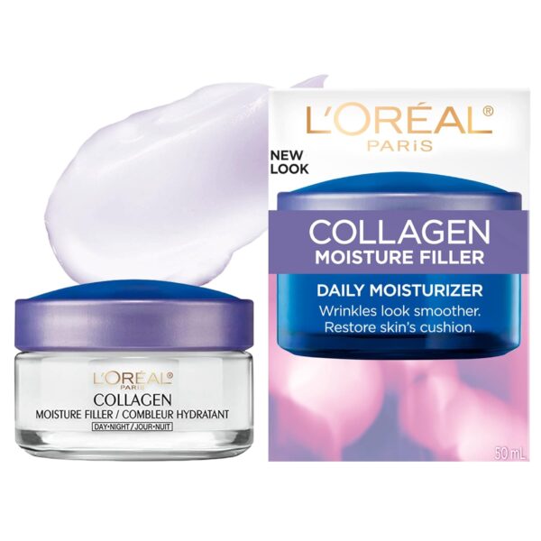 L’Oréal Paris Collagen Daily Face Moisturizer, Reduce Wrinkles, Face Cream 1.7 oz - Image 2