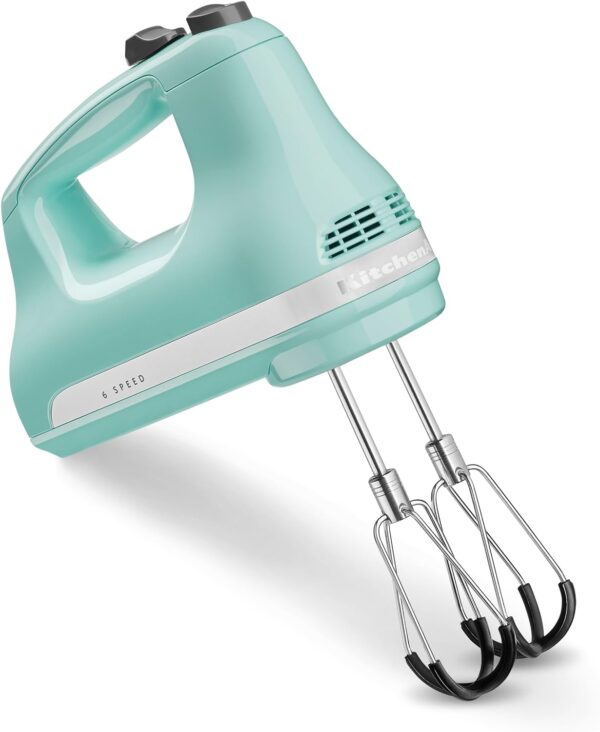 KitchenAid 6 Speed Hand Mixer with Flex Edge Beaters - KHM6118 - Image 2