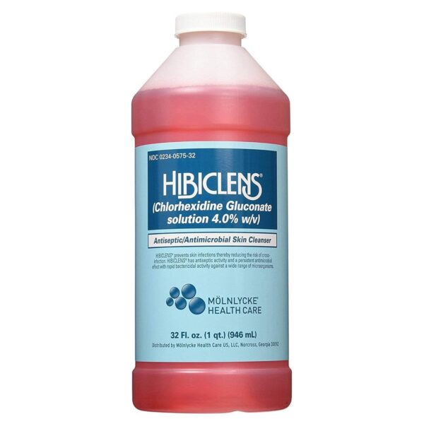 Hibiclens – Antimicrobial and Antiseptic Soap and Skin Cleanser – 32 oz – for Home and Hospital – 4% CHG - Image 2