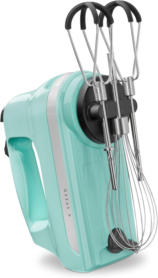 KitchenAid 6 Speed Hand Mixer with Flex Edge Beaters - KHM6118 - Image 6