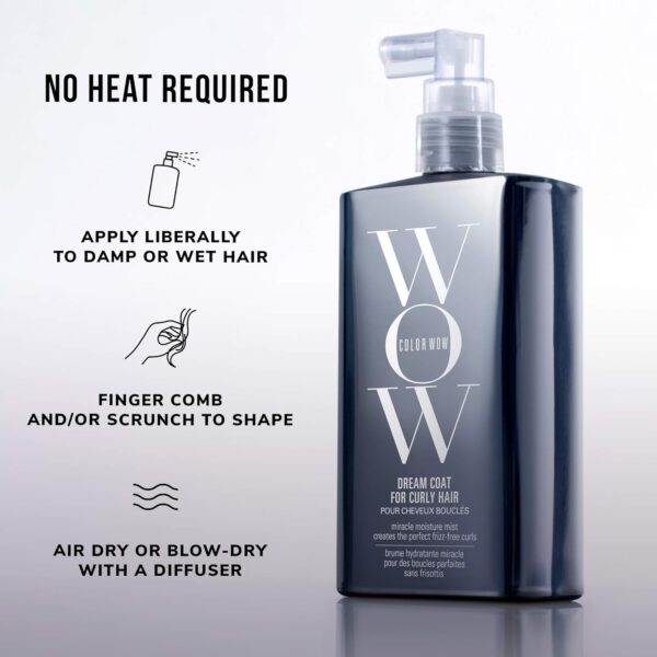 COLOR WOW Dream Coat for Curly Hair - Frizz-Free Curls Made Easy | Moisture-Boosting Spray, Curl-Enhancing Formula, Frizz-Fighting Power - Image 6