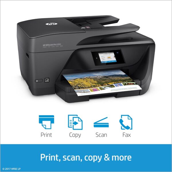 HP OfficeJet Pro 6978 All-in-One Wireless Color Printer, HP Instant Ink, Works with Alexa (T0F29A) - Image 8