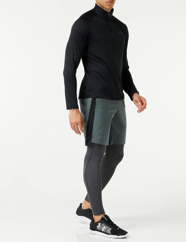 Under Armour Men's UA Tech™ ½ Zip Long Sleeve MD Black - Image 4