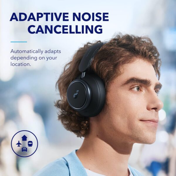 Soundcore by Anker Space Q45 Adaptive Active Noise Cancelling Headphones, Reduce Noise by Up to 98%, 50H Playtime, App Control, LDAC Hi-Res Wireless Audio, Comfortable Fit, Clear Calls, Bluetooth 5.3 - Image 5