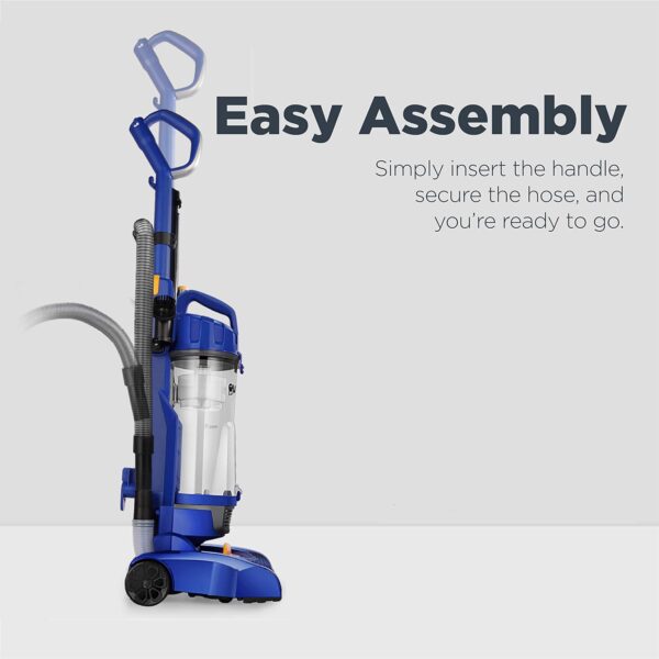 eureka NEU182A PowerSpeed Bagless Upright Vacuum Cleaner, Lite, Blue - Image 9