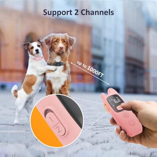 PATPET Dog Shock Collar with Remote - Waterproof Dog Training Collar for Small Medium Large Dogs with Beep, Vibration and 16 Static Levels Shock - Image 7