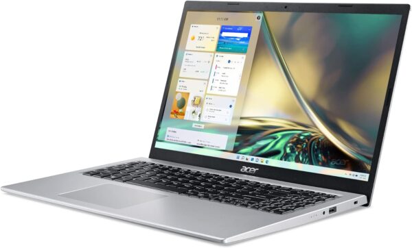 Acer Aspire 5 A515-56-347N Slim Laptop - 15.6" Full HD IPS Display - 11th Gen Intel i3-1115G4 Dual Core Processor - 8GB DDR4 - 128GB NVMe SSD - WiFi 6 - Amazon Alexa - Windows 11 Home in S Mode,Silver - Image 14