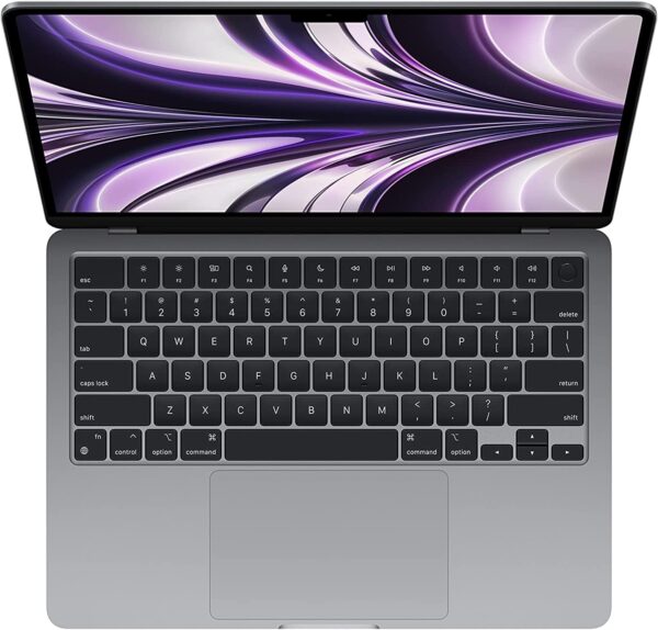 2022 Apple MacBook Air with Apple M2 Chip (13-inch, 8GB RAM, 512GB SSD) Space Gray (Renewed) - Image 3