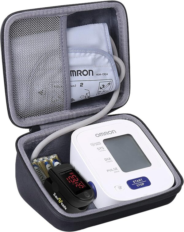 co2CREA Hard Case Replacement for Omron 3 Series Omron M2 Classic Upper Arm Blood Pressure Monitor BP7100 BP710N HEM-7120 Hem-7121 HEM-7124 - Image 2