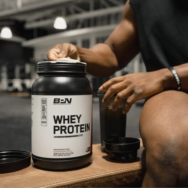 BARE PERFORMANCE NUTRITION, BPN Whey Protein Powder, Whey Protein Concentrate, Native Micellar Casein, Amazing Mixability, Fudge Chocolate - Image 6