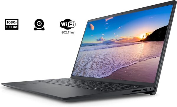 Dell Newest Inspiron 15 3511 Laptop, 15.6" FHD Touchscreen, Intel Core i5-1035G1, 12GB RAM, 256GB PCIe NVMe M.2 SSD, SD Card Reader, Webcam, HDMI, WiFi, Windows 11 Home, Black - Image 3