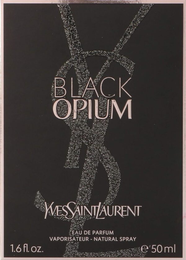 Yves Saint Laurent Eau De Parfum Spray for Women, Black Opium, 1.6 Ounce - Image 2