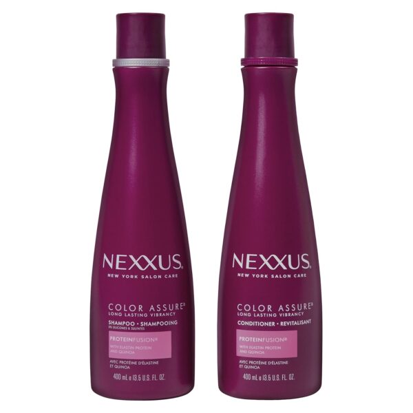 Nexxus Color Assure Shampoo And Conditioner For Color Treated Hair Color Assure Collection Enhance Hair Color For Up To 40 Washes 13.5oz 2 Count - Image 2