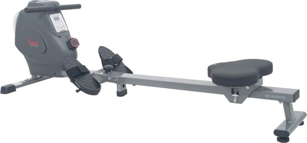 Sunny Health & Fitness Dynamic Rowing Machine w/Optional Exclusive SunnyFit® App Enhanced Bluetooth Connectivity - Image 9