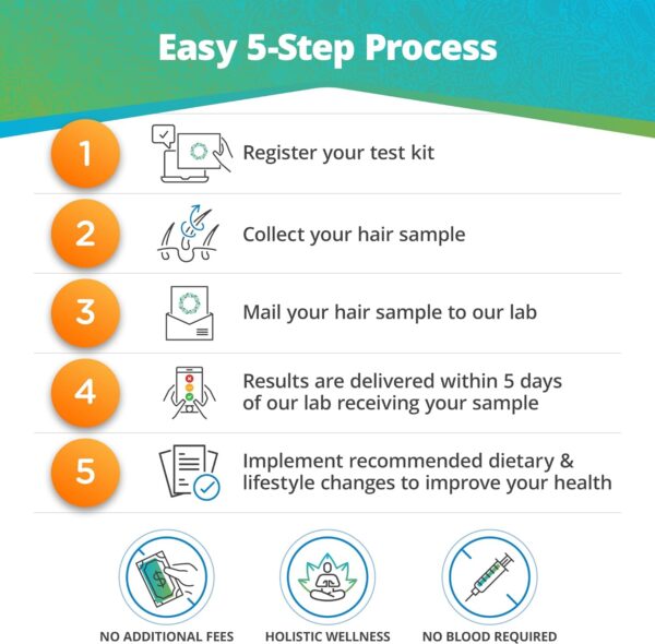 5Strands Food & Environmental Intolerances, Deficiency Test, 998 Items Tested, Includes 4 Tests - Food Intolerance, Environment Sensitivity, Nutrition & Metals Imbalance Test, Results in 5 Days - Image 4