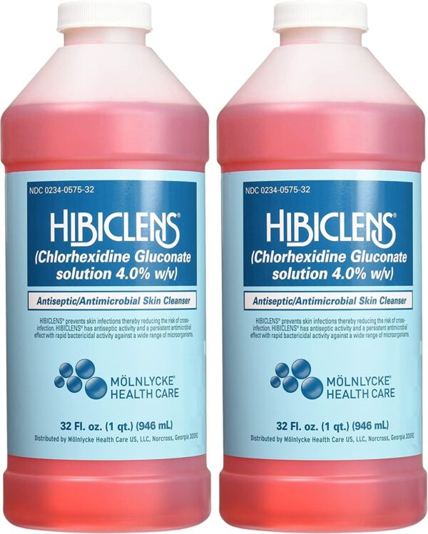 Hibiclens Antimicrobial Skin Liquid Soap,32 Fluid Ounce (Pack of 2) - Image 2