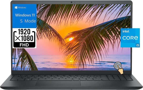 Dell Newest Inspiron 15 3511 Laptop, 15.6" FHD Touchscreen, Intel Core i5-1035G1, 32GB RAM, 2TB PCIe NVMe M.2 SSD, SD Card Reader, Webcam, HDMI, WiFi, Windows 11 Home, Black - Image 2