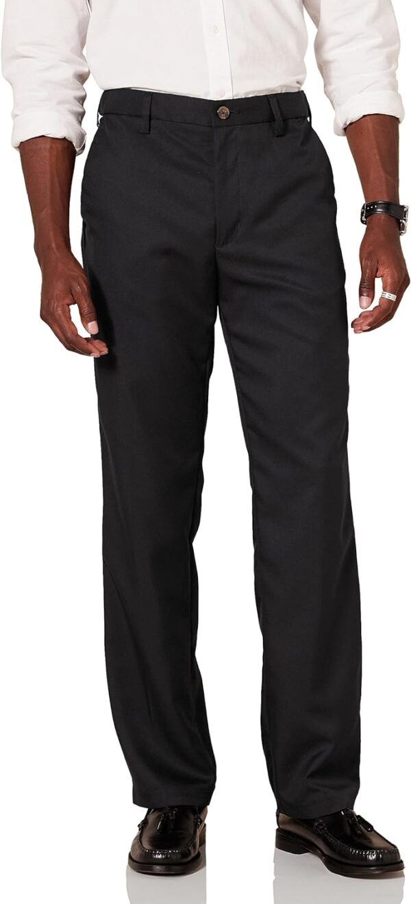 Amazon Essentials Men's Classic-Fit Expandable-Waist Flat-Front Dress Pant - Image 2