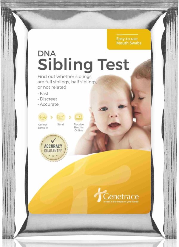 DNA Sibling Test - at-Home Collection Kit for Full & Half Siblings - Lab Fees & Shipping Included - Results in 1-2 Days - Image 2