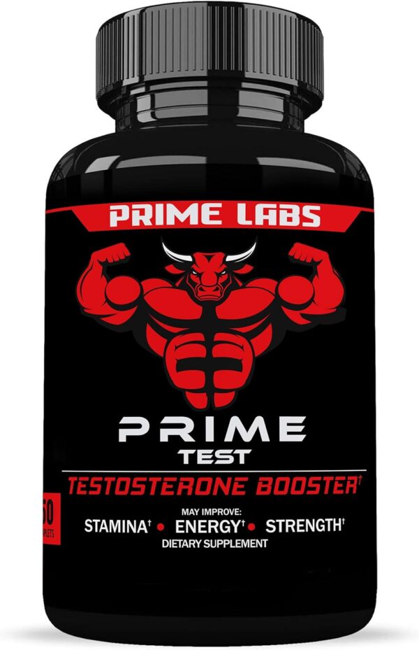 Prime Labs - Men's Testosterone Booster - Stamina, Endurance, & Strength Booster - 60 Caplets - Image 2