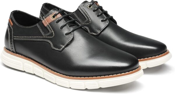 Bruno Marc Men’s Versaease II Oxford Dress Sneakers Casual Leather Dress Shoes - Image 4