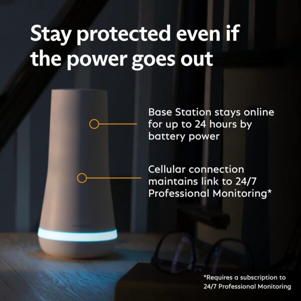 SimpliSafe 8 Piece Wireless Home Security System - Optional 24/7 Professional Monitoring - No Contract - Compatible with Alexa and Google Assistant , White - Image 11