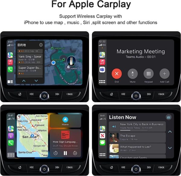 Wireless CarPlay Adapter，2024 Upgraded Wired CarPlay Convert Cars Wireless CarPlay Adapter, CarPlay Wireless Adapter, Plug & Play Instant 5GHz WiFi Connect to iPhone iOS 10+, Fit for Cars from 2016 - Image 3