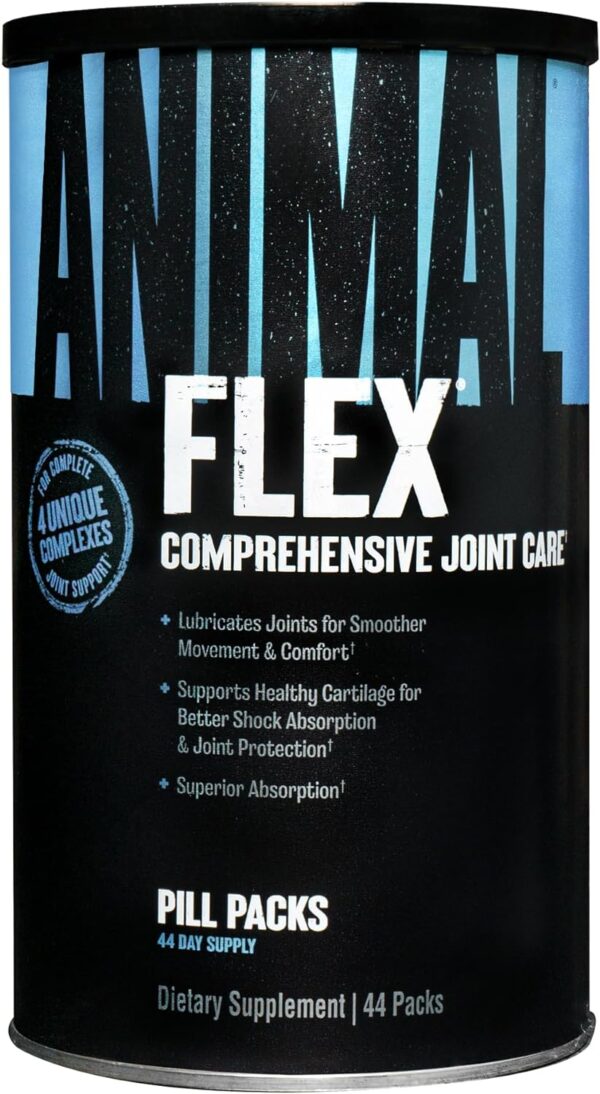 Animal Pak - Convenient All-in-One Vitamin & Supplement Pack - Zinc & Flex –Complete Joint Support Supplement – Contains Turmeric Root Curcumin – Helps Repair & Restore Joints – 44 Packs - Image 6