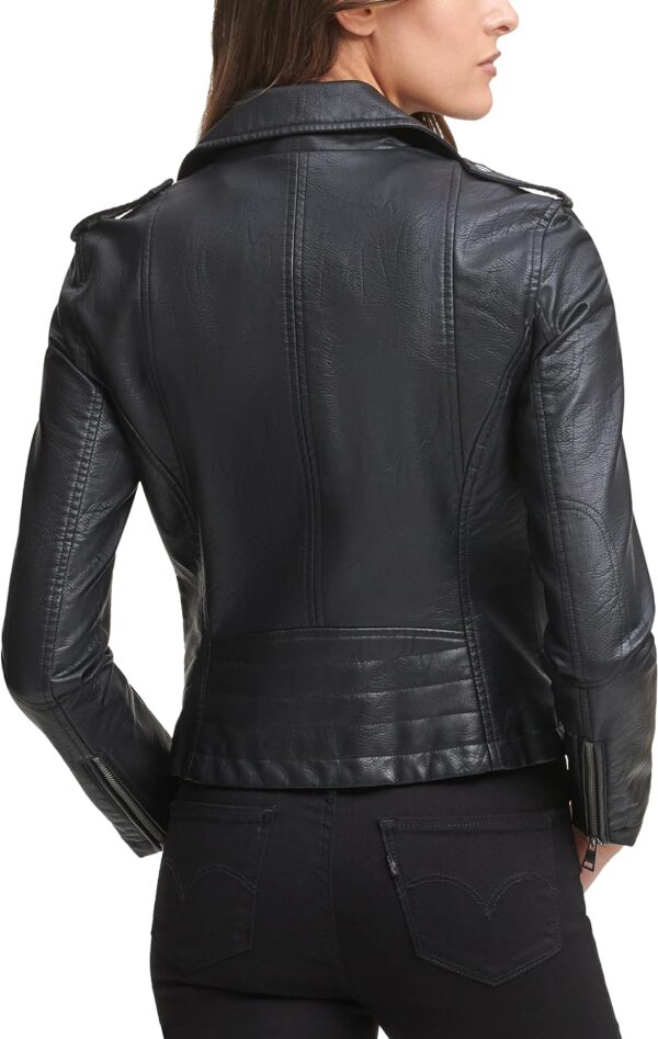 Levi's Women's The Classic Faux Leather Moto Jacket (Regular & Plus Size) - Image 5