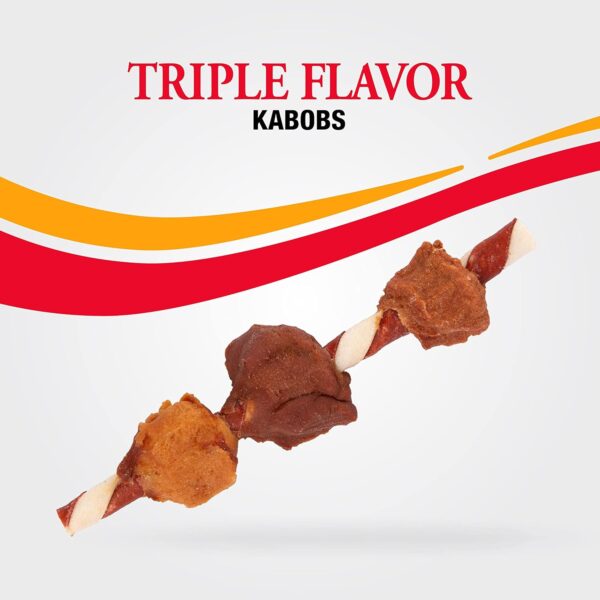 Good'n'Fun Triple Flavored Rawhide Kabobs for Dogs, 12 Oz (3 Pack) - Image 8