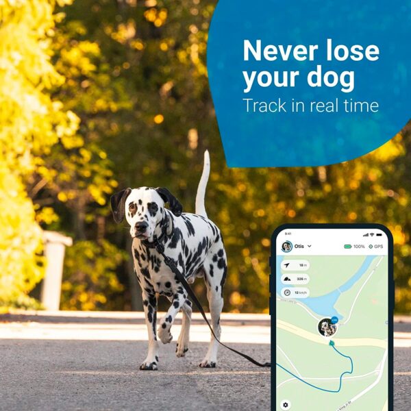 Tractive GPS Tracker & Health Monitoring for Dogs - Market Leading Pet GPS Location Tracker, Wellness & Escape Alerts, Waterproof, Works with Any Collar (White) - Image 10