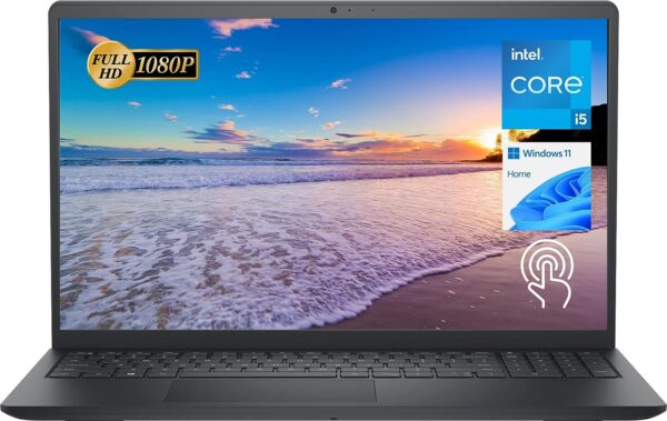 Dell Newest Inspiron 15 3511 Laptop, 15.6" FHD Touchscreen, Intel Core i5-1035G1, 12GB RAM, 256GB PCIe NVMe M.2 SSD, SD Card Reader, Webcam, HDMI, WiFi, Windows 11 Home, Black - Image 2