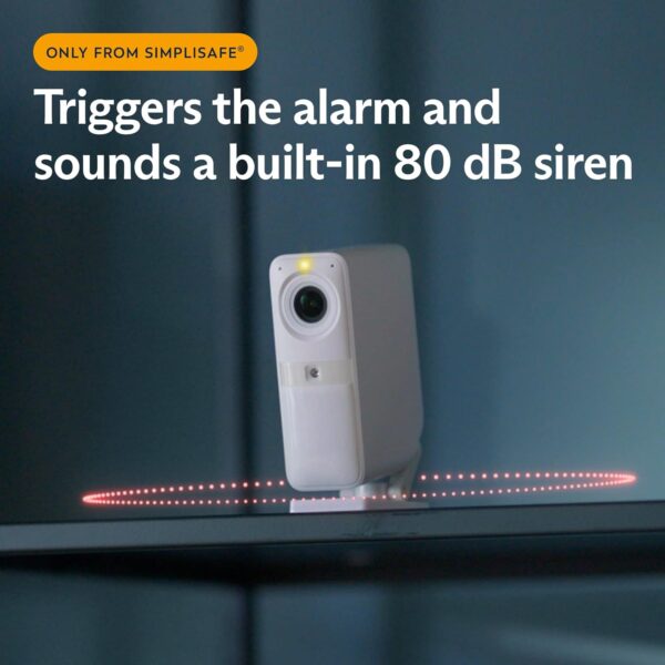 SimpliSafe 11 Piece Wireless Home Security System Gen 3 with Wireless Indoor HD Camera - Optional 24/7 Professional Monitoring - No Contract - Compatible with Alexa and Google Assistant,White - Image 5