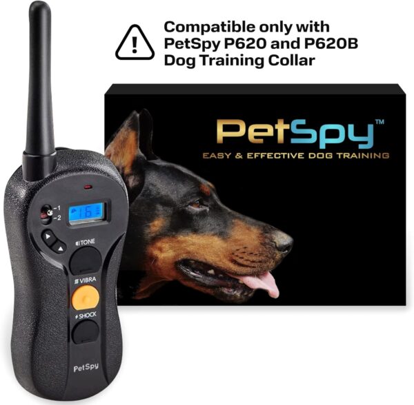 PetSpy P620 Extra Remote Transmitter - Replacement Part for Dog Training Collars P620 and P620B - Image 3